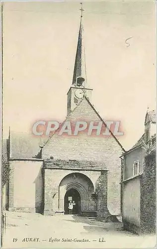 Cartes postales Auray Eglise Saint Goustan