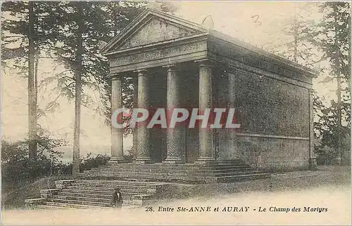 Ansichtskarte AK Entre Ste Anne et Auray Le Champ des Martyrs