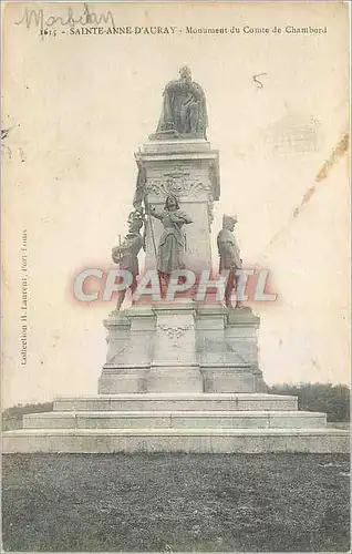 Cartes postales Sainte Anne d'Auray Monument du Comte du Chambord