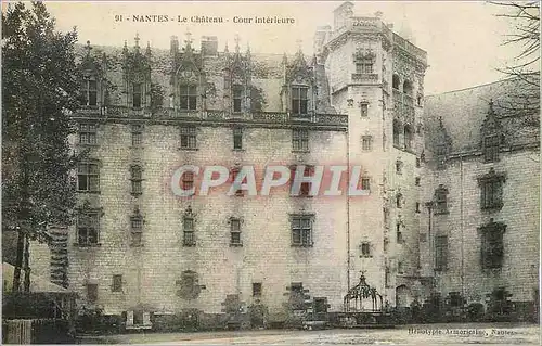 Cartes postales Nantes Le Chateau Cour interieure