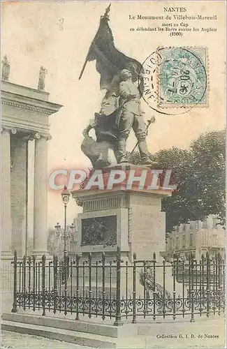 Cartes postales Nantes Le Monument de Villebois Mareuil