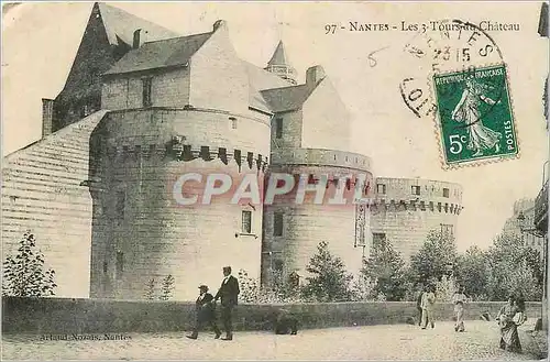 Cartes postales Nantes Les 3 Tours du Chateau