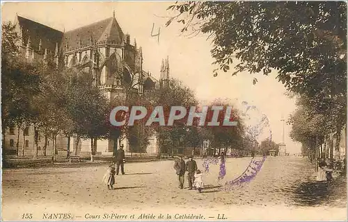 Cartes postales Nantes Cours St Pierre et Abside de la Cathedrale