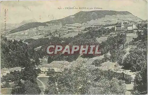 Cartes postales Uriage les Bains et son Chateau