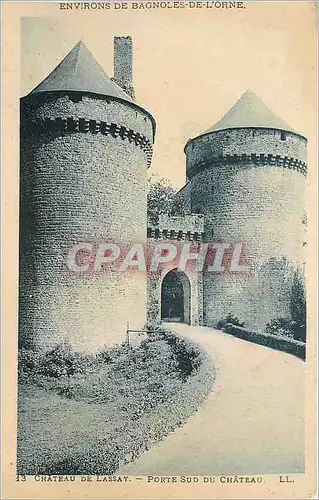 Cartes postales Chateau de Lassay Porte Sud du Chateau