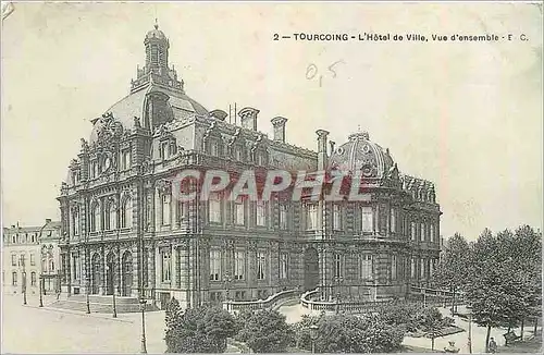 Cartes postales Tourcoing L'Hotel de Ville Vue d'ensemble