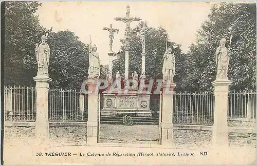 Cartes postales Treguier Le Calvaire de Reparation