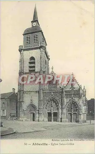 Cartes postales Abbeville Eglise Saint Gilles