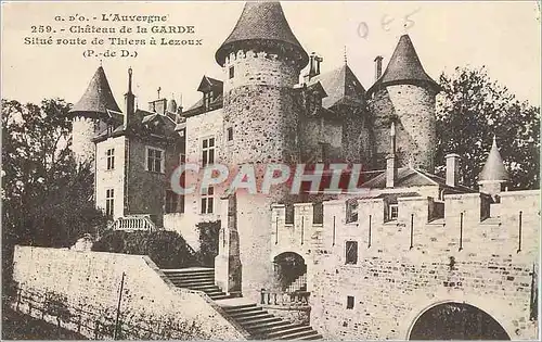 Ansichtskarte AK L'Auvergne Chateau de la Garde Situe route de Thiers a Lezoux