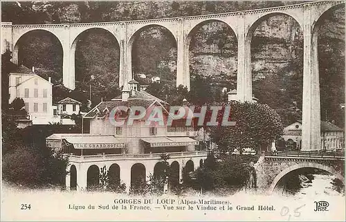 Ansichtskarte AK Gorges du Loup Alpes Maritimes Ligne du Sud de la France