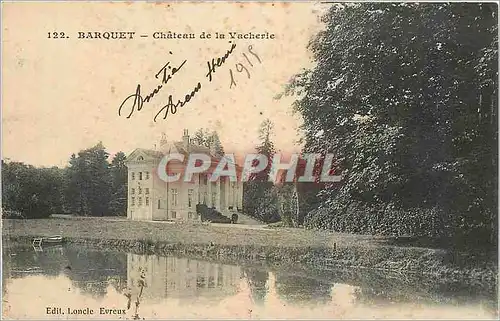 Cartes postales Barquet Chateau de la Vacherie