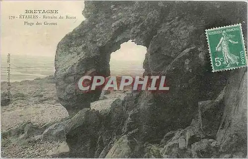 Cartes postales Etables Retraite du Bossu Plage des Grottes