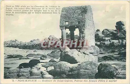 Cartes postales Ploumanach Oratoire de Saint Guirec