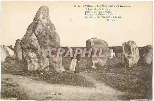 Cartes postales Carnac Les Alignements de Kermario