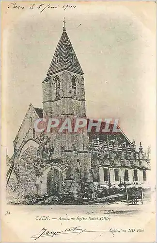 Ansichtskarte AK Caen Ancienne Eglise Saint Gilles