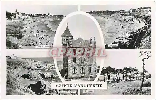 Cartes postales moderne Sainte Marguerite La plage et l'Hotel Les plages Rochers de Congrigoux Les campeurs Camping