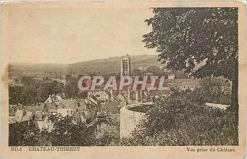 Cartes postales Chateau Thierry Vue prise du Chateau