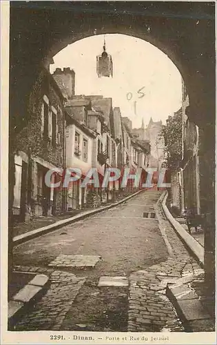 Cartes postales Dinan Porte et Rue de Jerzual