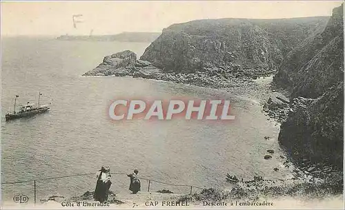 Cartes postales Cap Frehel Descente a l'embarcadere