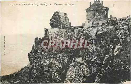 Ansichtskarte AK Le Fort Lalatte C du N Les Rochers et le Donjon