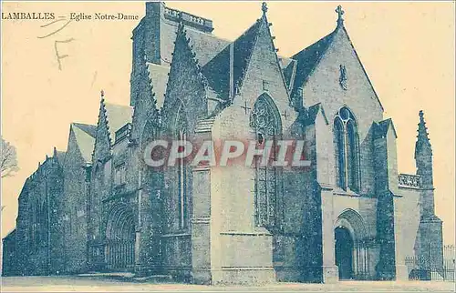 Cartes postales Lamballes Eglise Notre Dame