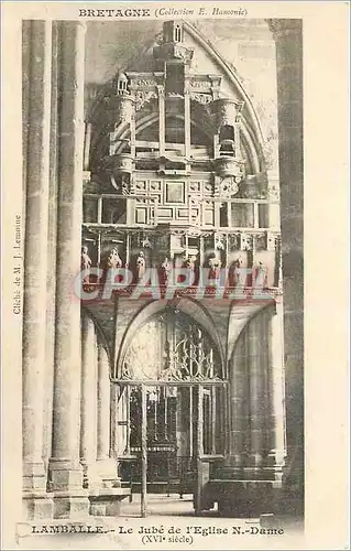 Cartes postales Lamballe Le Jube de l'Eglise N Dame