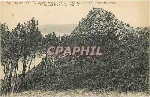 Cartes postales Route de Saint Efflam a Saint Michel en Greve Cotes du Nord