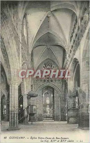 Cartes postales Guingamp Eglise Notre Dame de Bon Secours