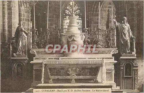 Cartes postales Guingamp Basilique ND de Bon Secours Le Maitre Autel