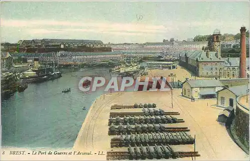 Ansichtskarte AK Brest Le Port de Guerre et l'Arsenal