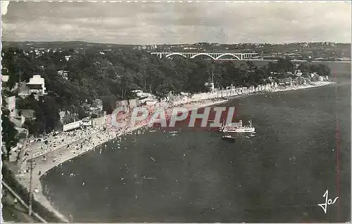 Cartes postales moderne Brest Finistere La plage Saint Marc et le Pont de Plougastel