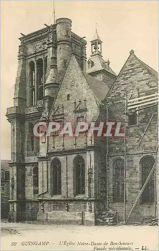 Ansichtskarte AK Guingamp L'Eglise Notre Dame de Bon Secours