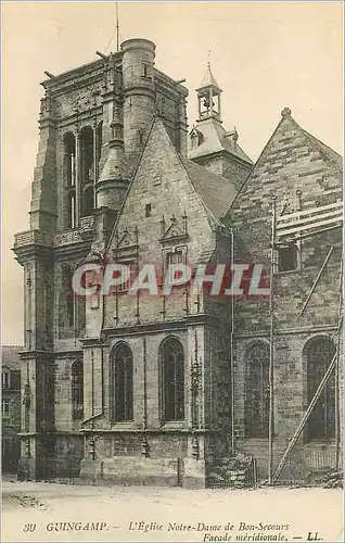 Cartes postales Guingamp L'Eglise Notre Dame de Bon Secours