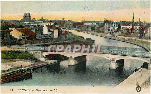 Cartes postales Rennes Panorama