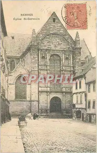 Cartes postales Rennes Eglise St Germain