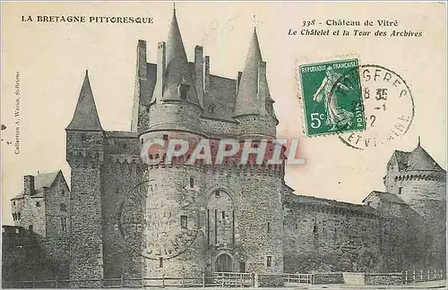 Cartes postales Chateau de Vire Le Chatelet et la Tour des Archives