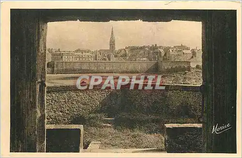 Cartes postales Saint Malo Bretagne Vu de l'Escalier voute du Fort National