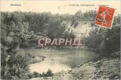 Ansichtskarte AK Morbihan Camp de Coetquidam Le minerai