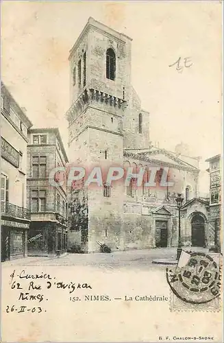 Cartes postales Nimes La Cathedrale