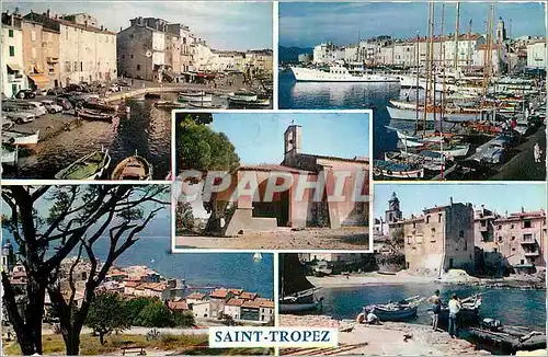 Cartes postales moderne Saint Tropez Le Quai Jean Jaures Le Port Bateaux