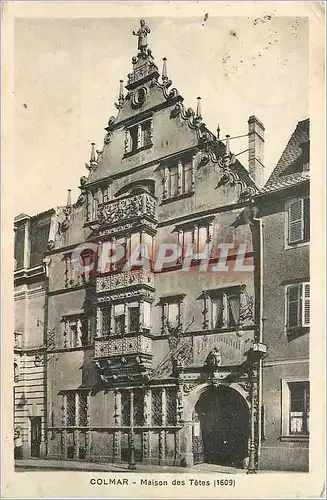 Cartes postales Colmar Maison des Tetes