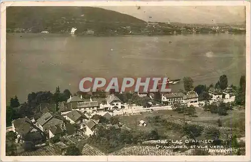 Cartes postales Lac d'Annecy Chavoires et vue vers Annecy