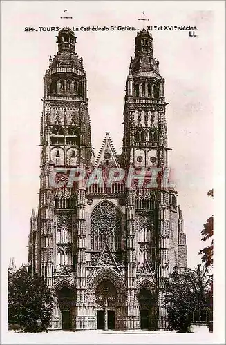 Ansichtskarte AK Tours La Cathedrale St Gatien