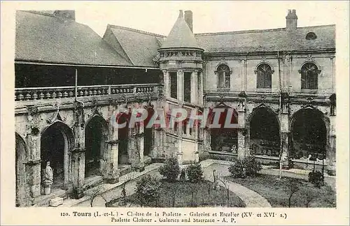 Ansichtskarte AK Tours I et L Cloitre de la Psalette