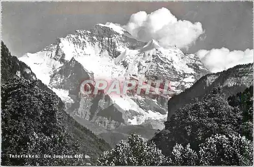 Moderne Karte Interlaken Die Jungfrau