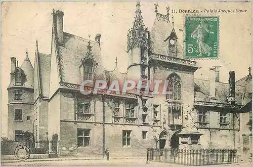 Cartes postales Bourges Palais Jacques Coeur