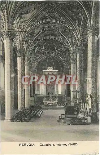Cartes postales Perugia Cattedrale interno