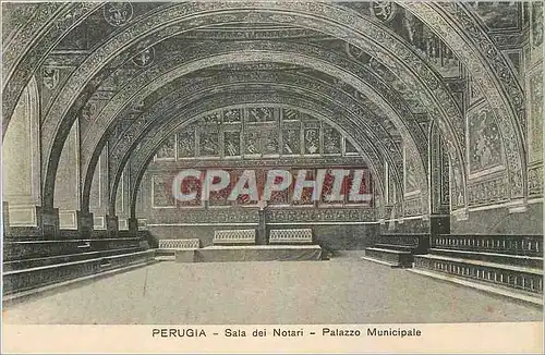 Cartes postales Perugia Sala dei Notari Palazzo Municipale