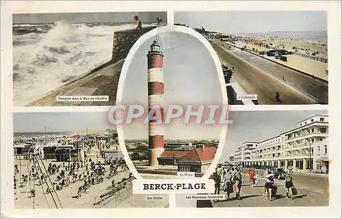 Cartes postales moderne Berck Plage Tempete dans la baie de l'Authie L'esplanade Les stades