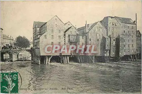 Cartes postales Meaux Moulins sur Pilotis